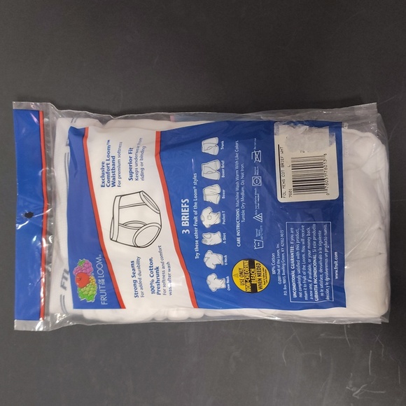 Fruit of The Loom FTL 3 Pack Men's Briefs Large 38-40 100% Cotton Vintage 2001 - Picture 3 of 8